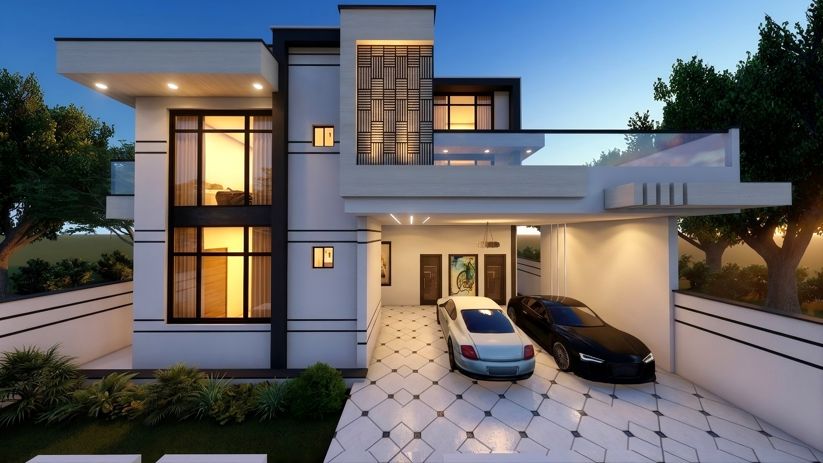 1 Kanal Luxury Modern House